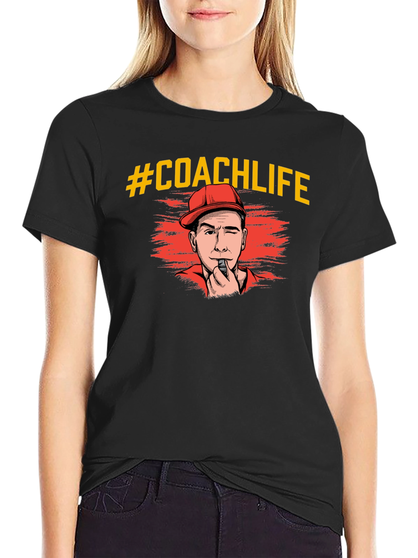 #CoachLife Graphic T-Shirt - Black