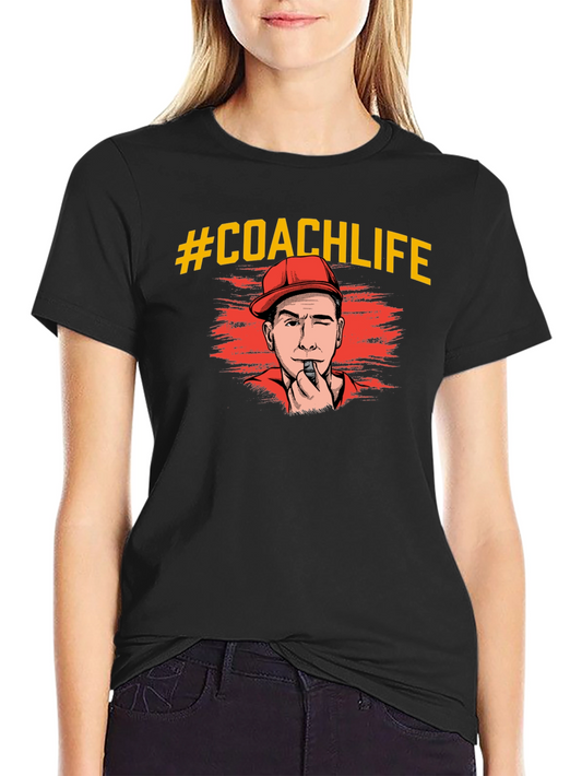 #CoachLife Graphic T-Shirt - Black
