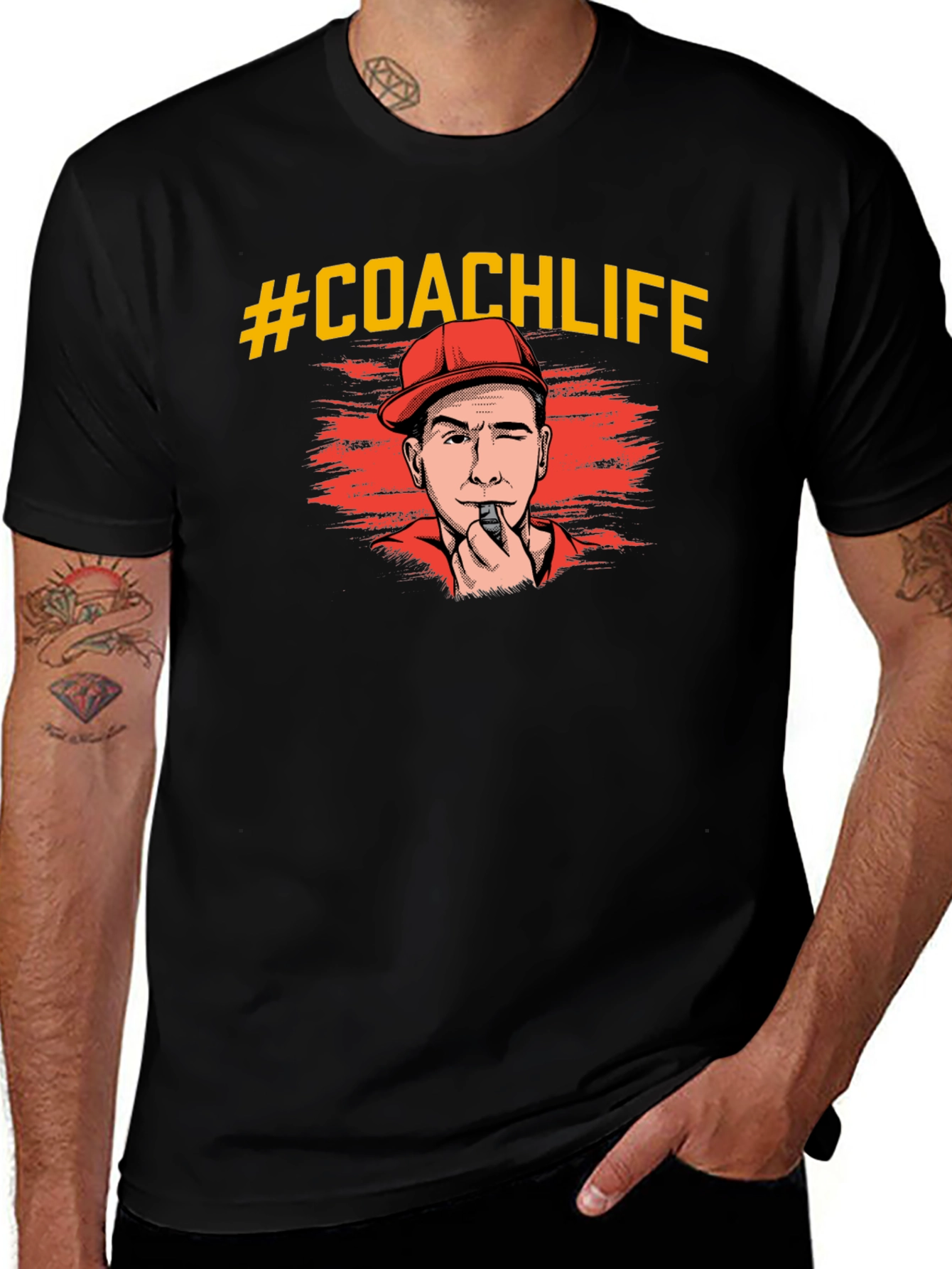 #CoachLife Graphic T-Shirt - Black