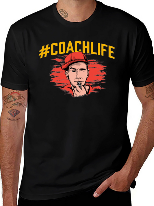 #CoachLife Graphic T-Shirt - Black