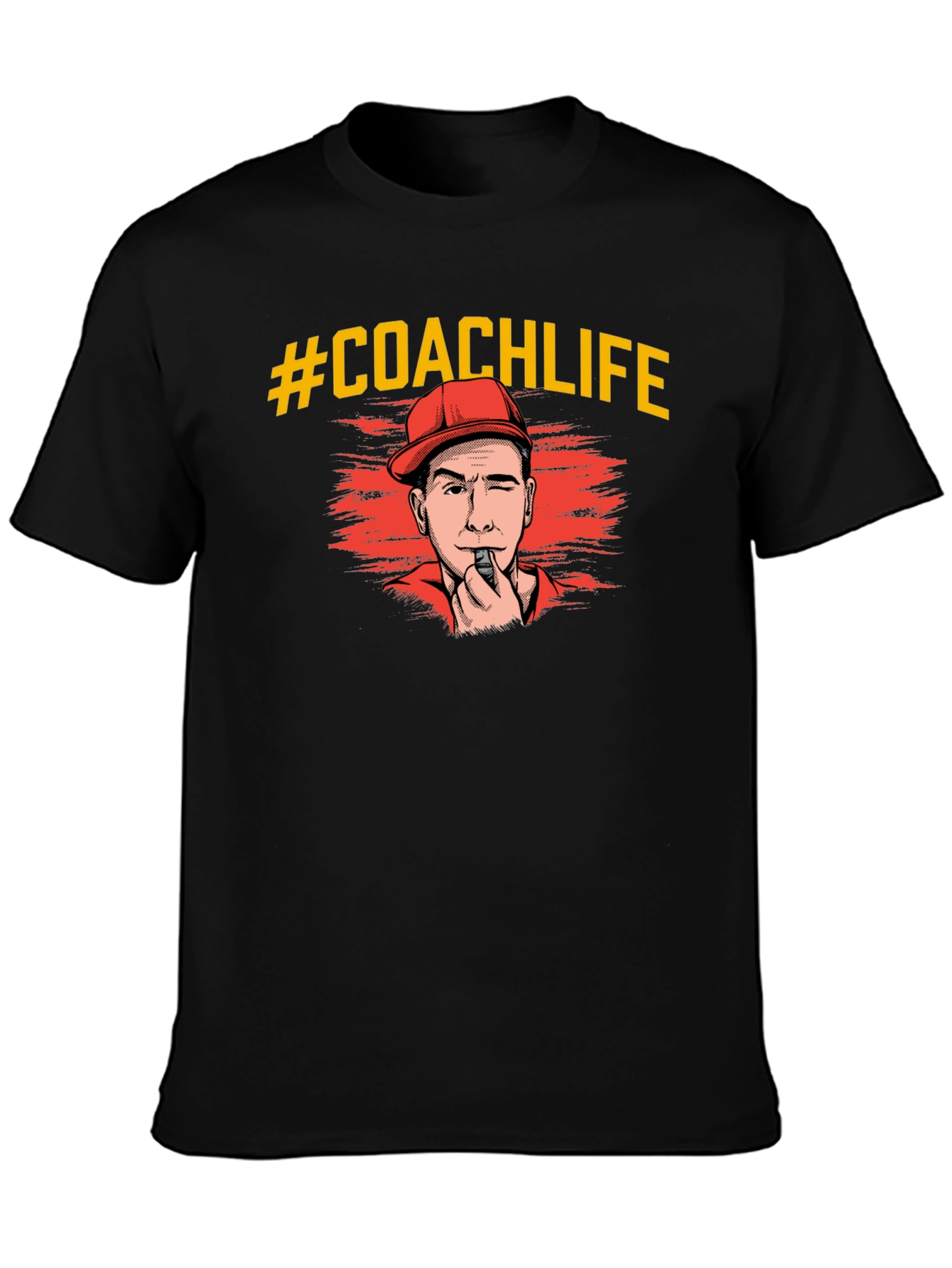 #CoachLife Graphic T-Shirt - Black
