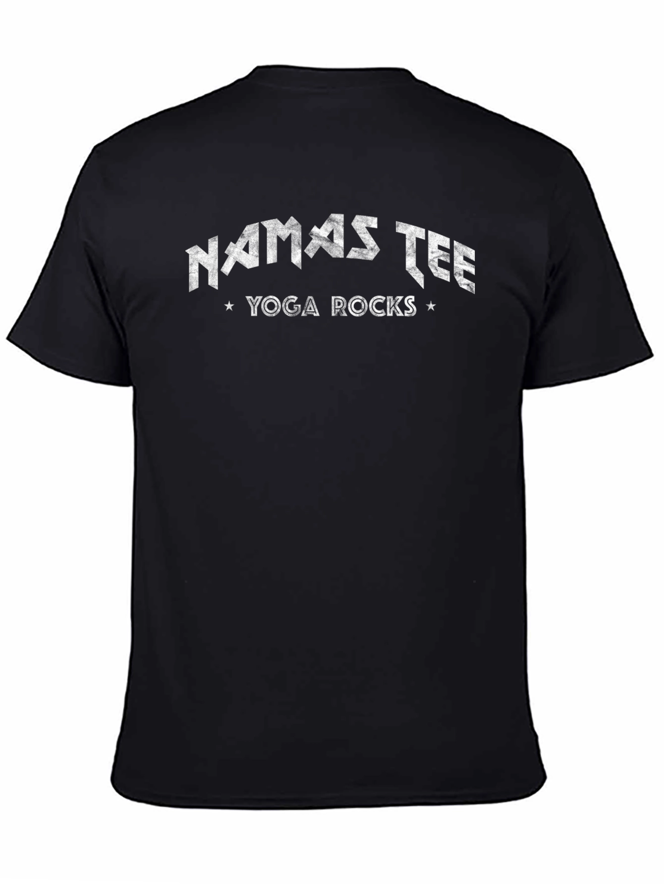 Namastee Yoga Rocks Tee - Black