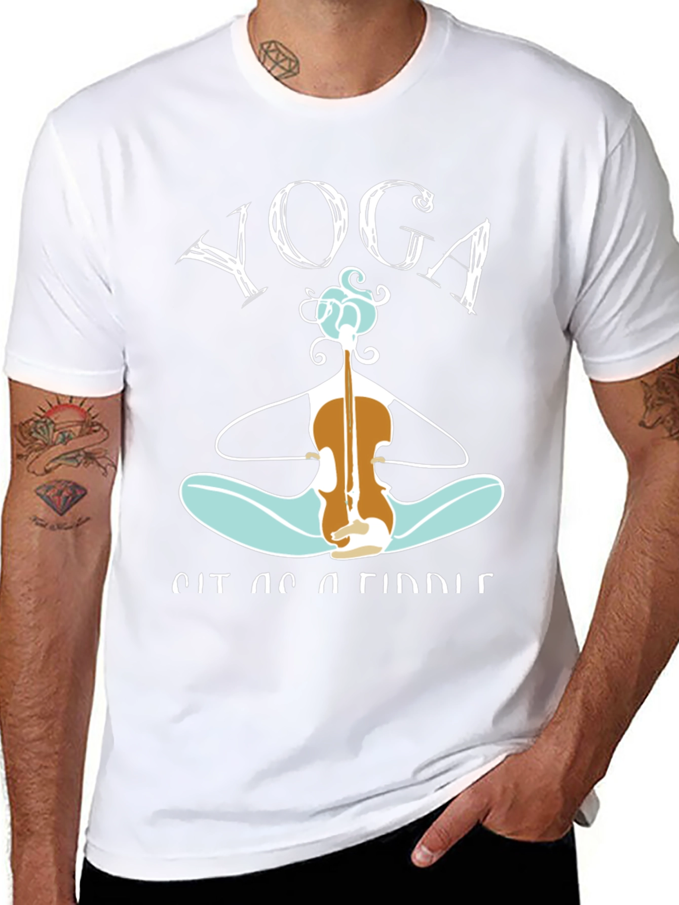 Yoga Sit as a Fiddle T-Shirt