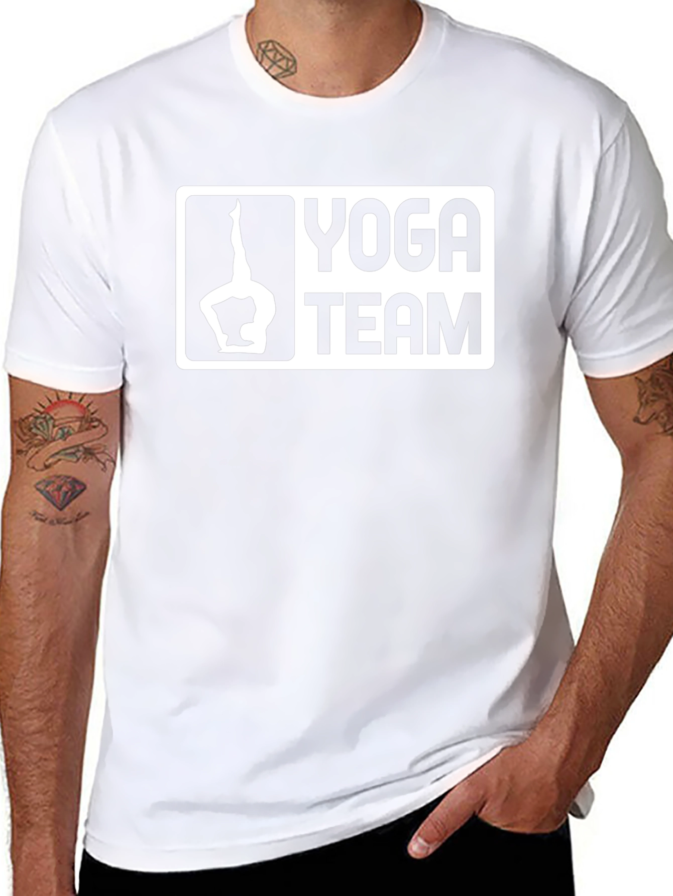 Yoga Team Graphic Tee - Black