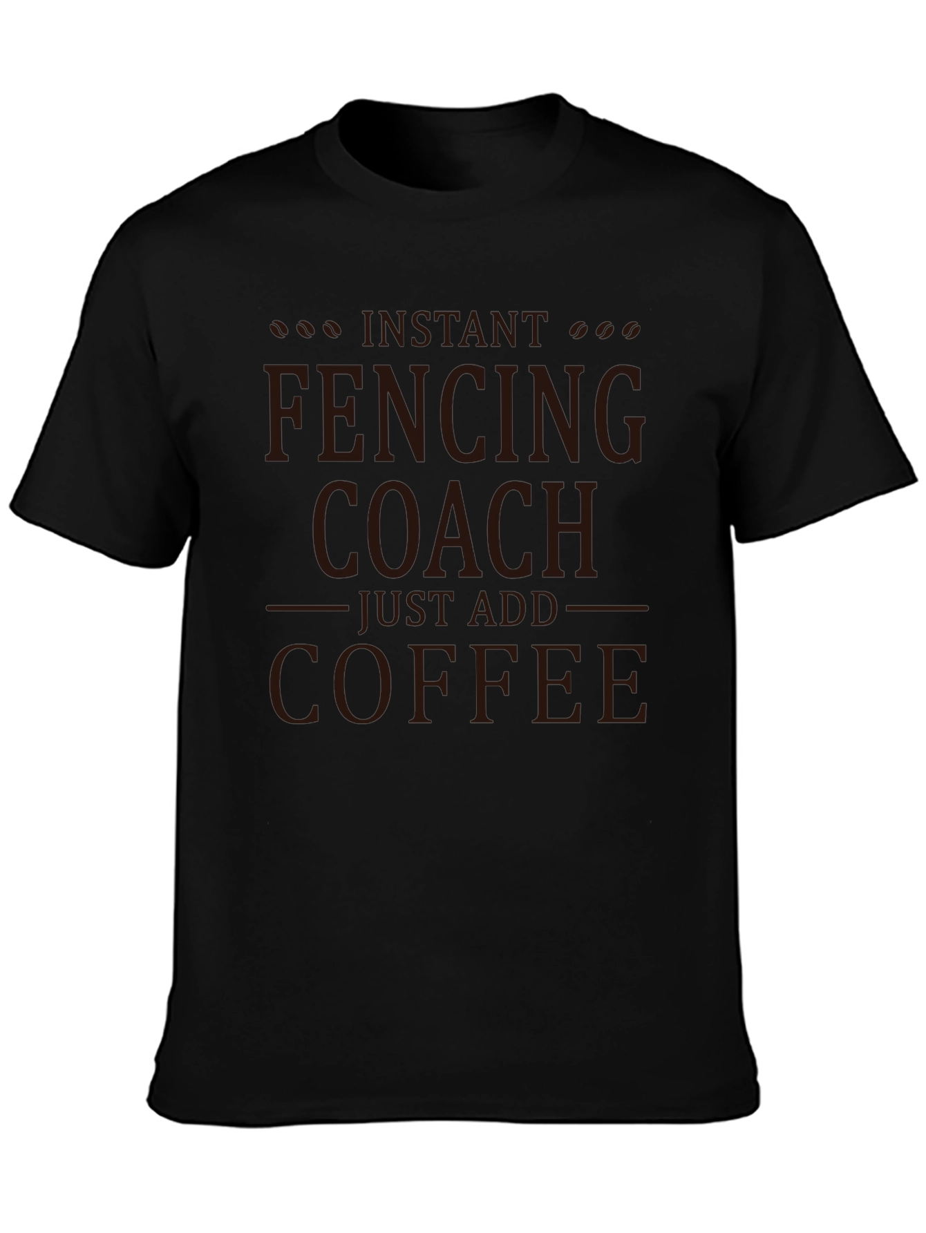 Fencing Coach Coffee T-Shirt