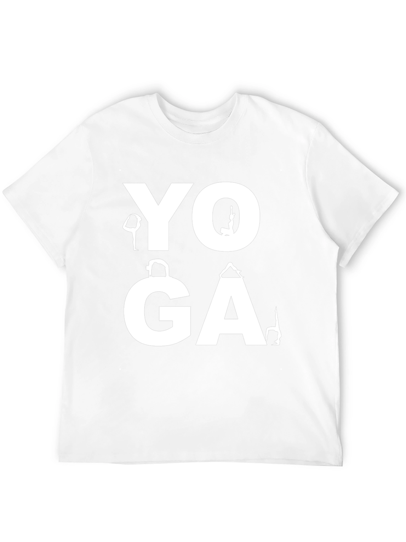 Yoga Pose Graphic Tee - Black