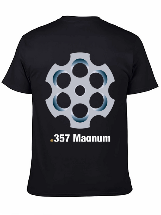 .357 Magnum T-Shirt - Revolver Cylinder Graphic Tee