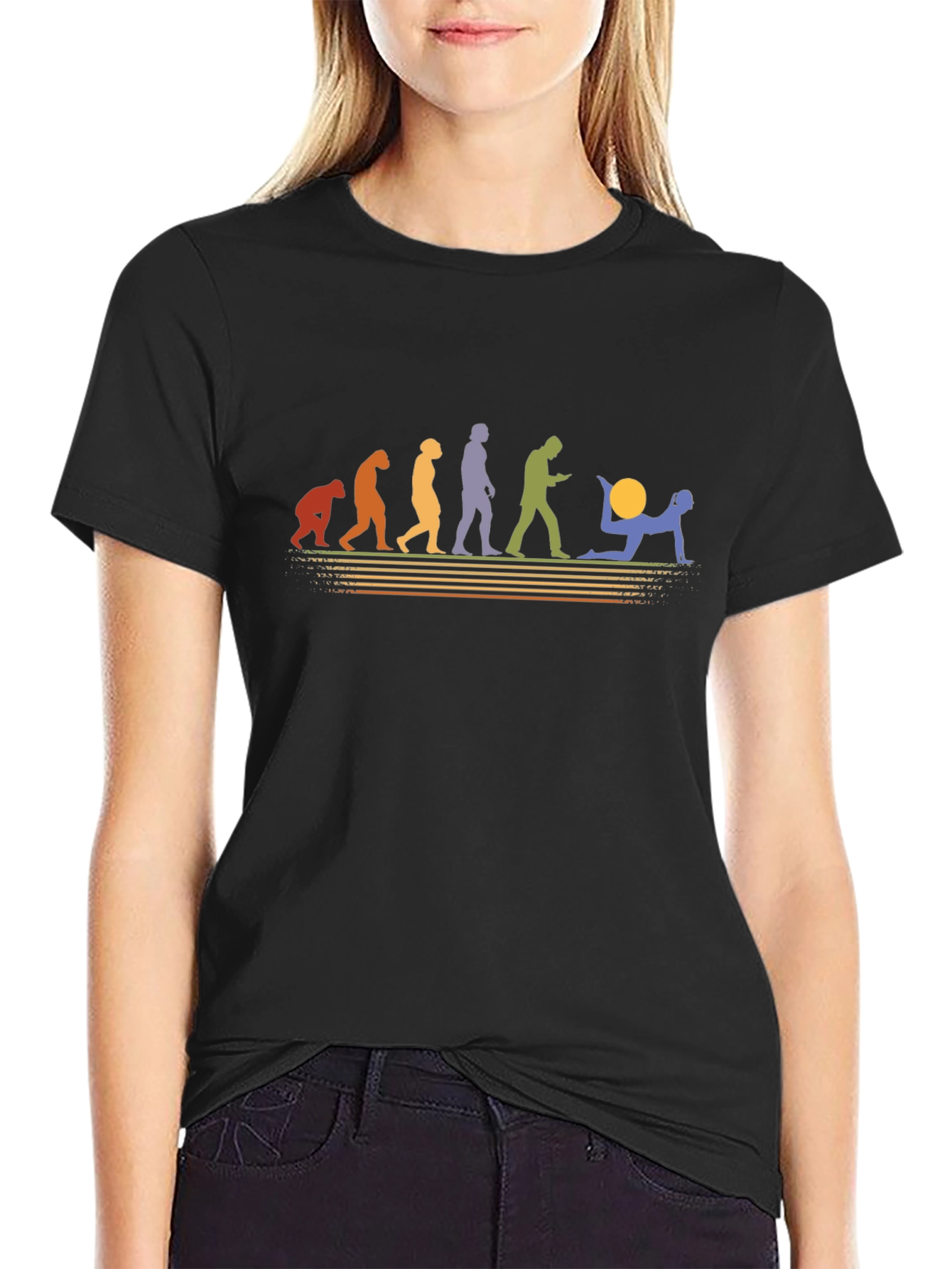 Evolution Yoga Graphic T-Shirt