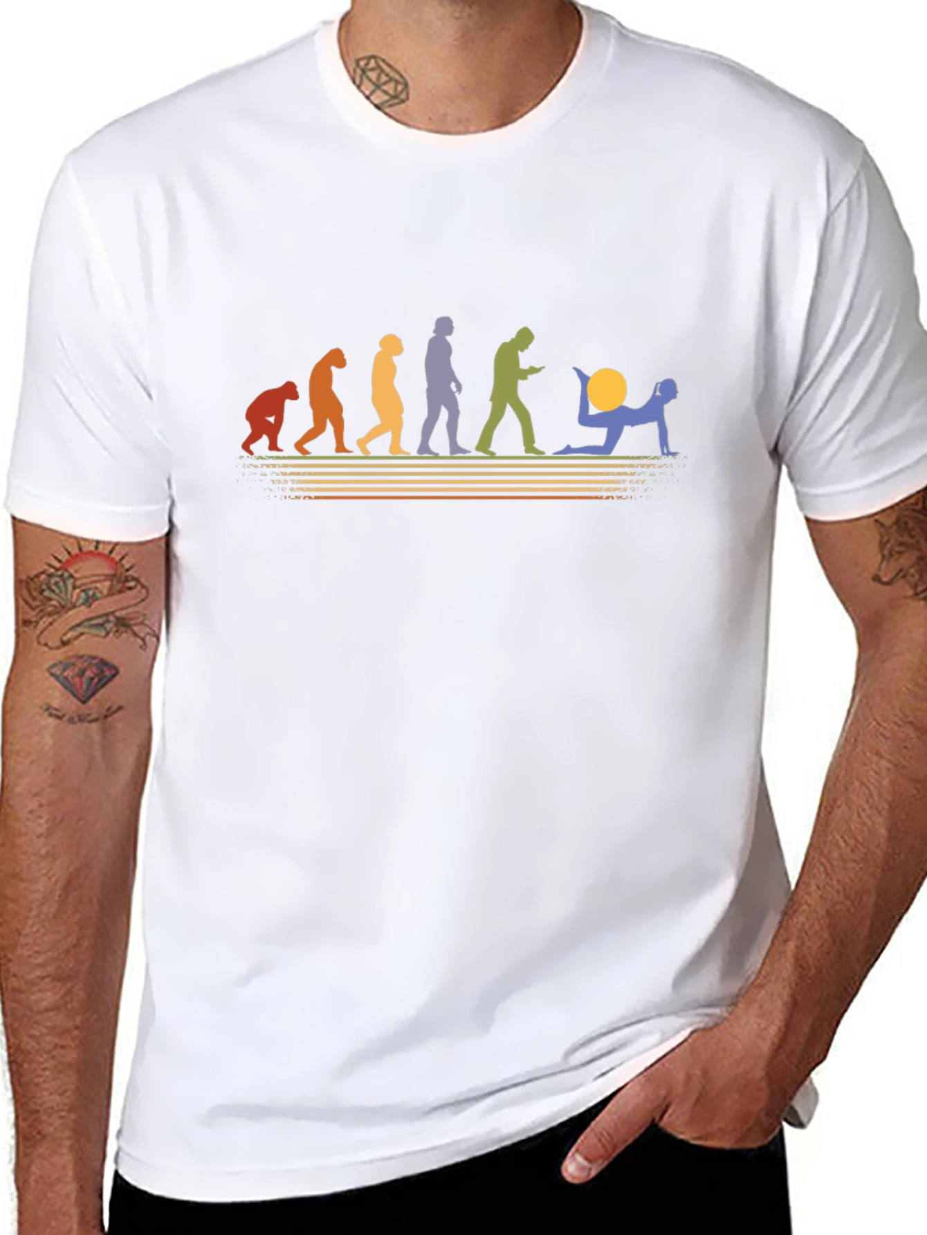 Evolution Yoga Graphic T-Shirt