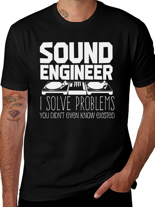 Sound Engineer T-Shirt - Problem Solver