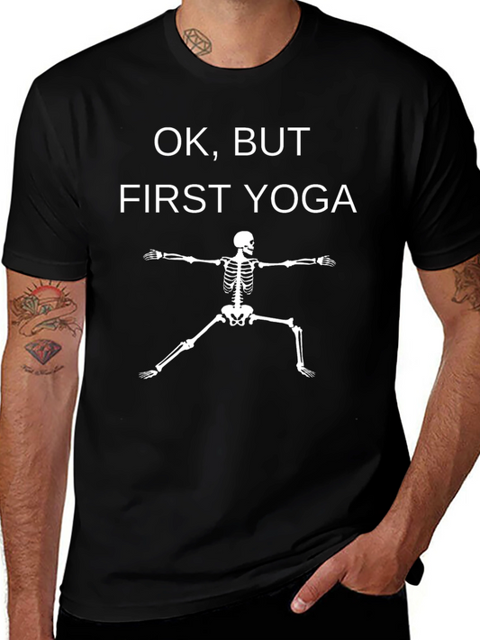 Yoga Skeleton Graphic Tee