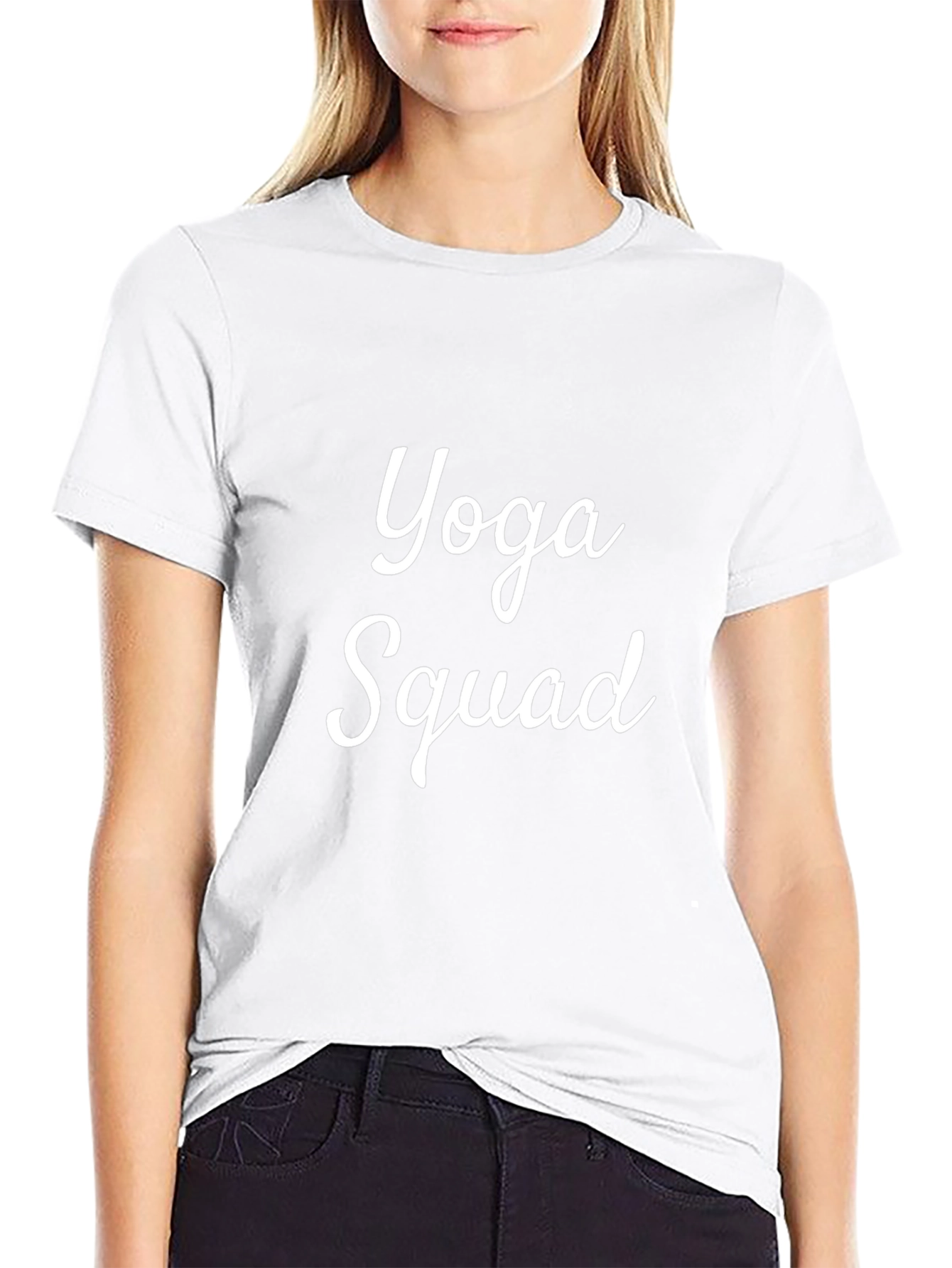 Yoga Squad Graphic Tee - Black